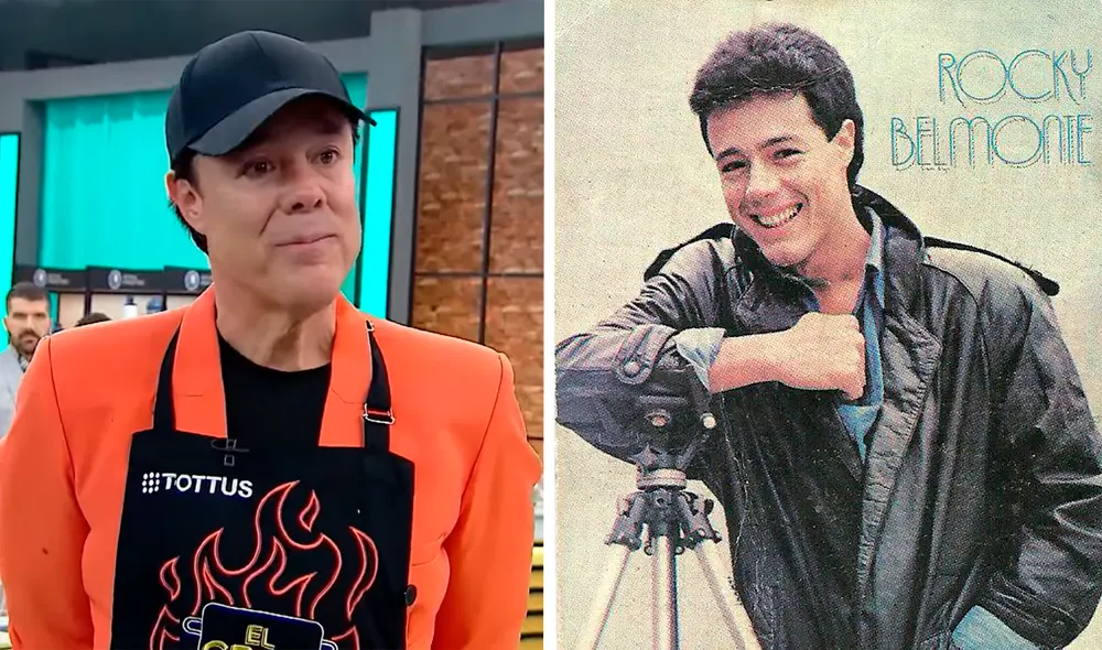 Rocky Belmonte es el primer accidentado de 'El gran chef: famosos'. Foto: composición LR/captura de YouTube/Latina