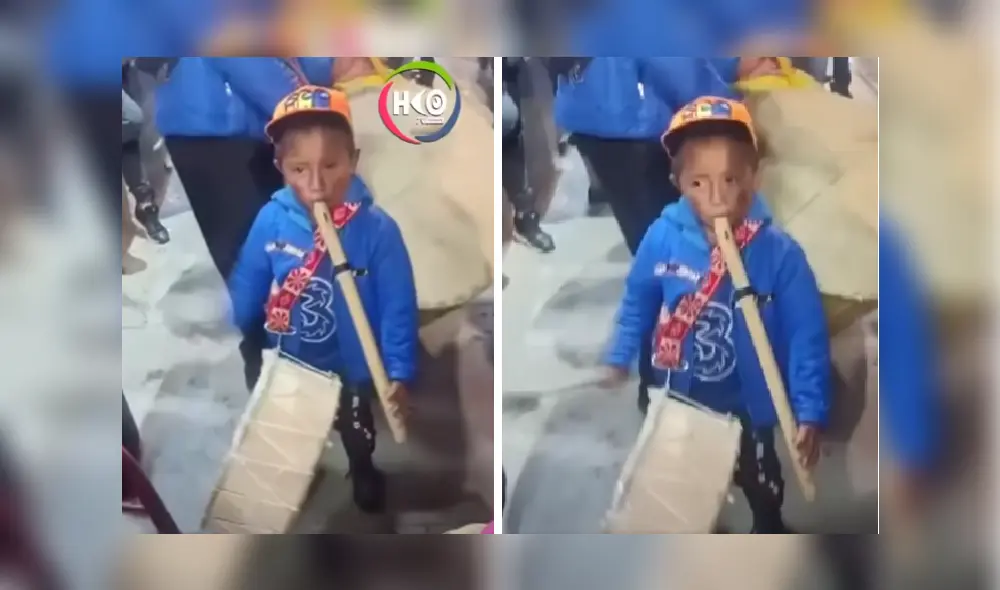 Niño fue bautizado como 'El pequeño chiroquito'. Foto: composición LR/captura/Hco Tv - Video: Hco Tv