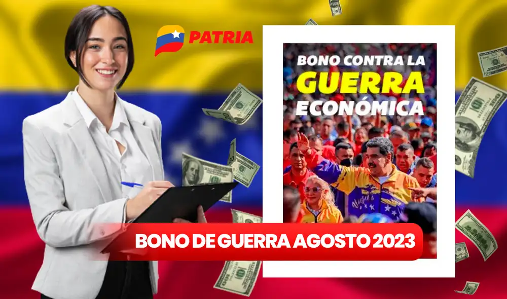 Conoce AQUÍ el nuevo monto del Bono de Guerra Económica de agosto 2023. Foto: composición LR/ Freepik/ Patria Conoce AQUÍ el nuevo monto del Bono de Guerra Económica de agosto 2023. Foto: composición LR/ Freepik/ Patria