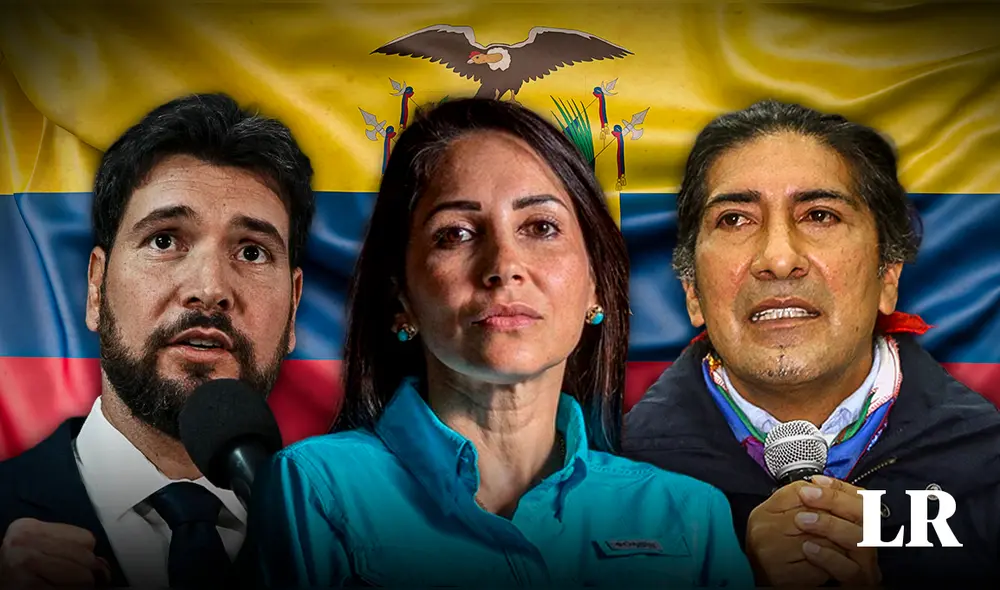 Elecciones en Ecuador. El domingo 20 de agosto el país sudamericano escogerá a su próximo presidente. Foto: composición LR/AFP/EFE/El País