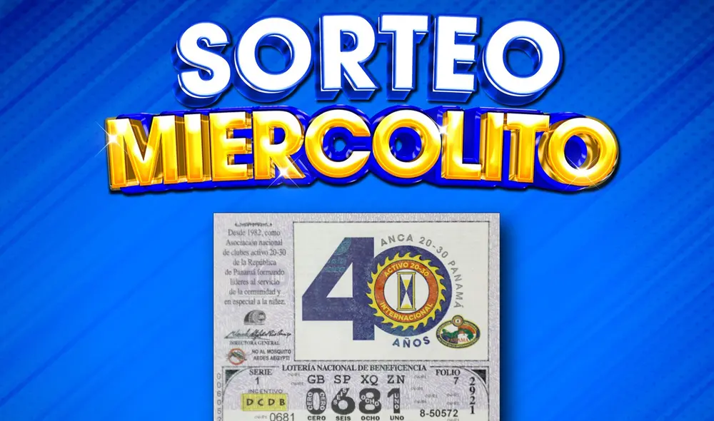 Lotería Nacional de Panamá: resultados del sorteo 'Miercolito' del 16 de agosto de 2023, Telemetro EN VIVO