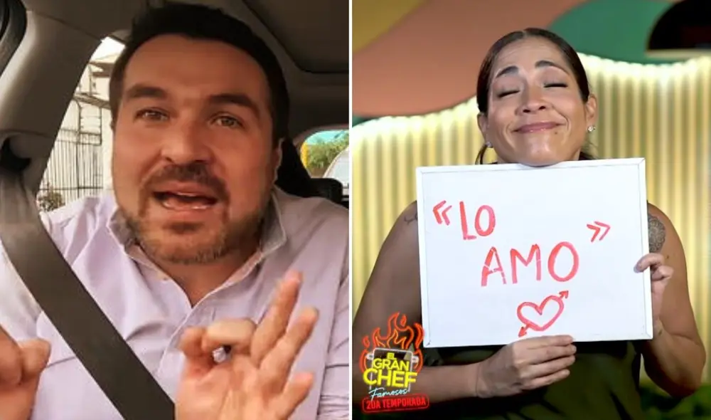 Katia Palma le lanzaba piropos a Giacomo Bocchio durante toda la segunda temporada de 'El gran chef: famosos'. Foto: Composición LR/Captura Youtube/Captura Latina