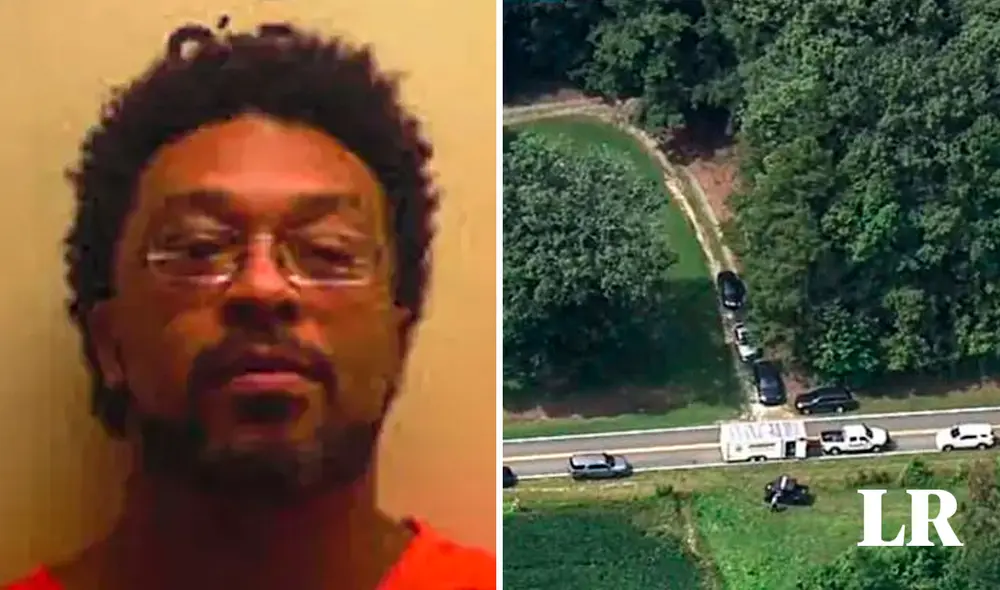 Chad Woods habría lanzado su arma a un estanque tras el ataque. Foto: composición LR Chad Woods habría lanzado su arma a un estanque tras el ataque. Foto: composición LR