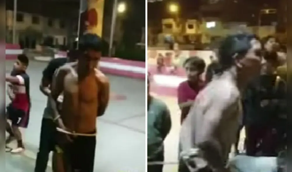 El ladrón fue trasladado a la comisaría del distrito para las pesquisas correspondientes. Foto: composición LR/Panamericana - Video: Panamericana