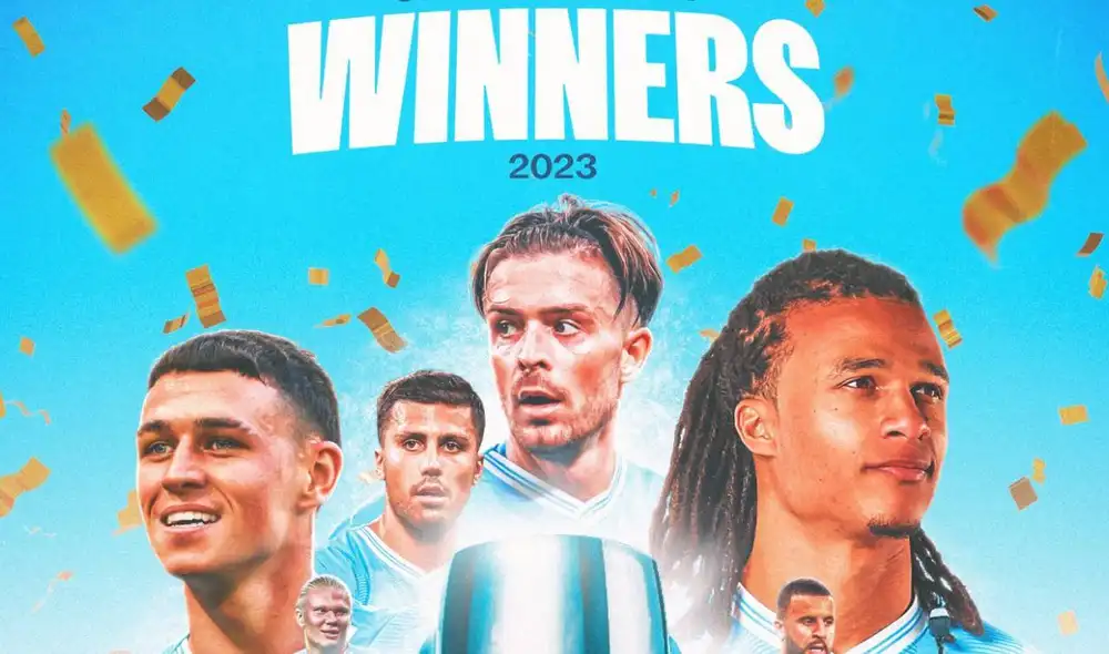 Manchester City logró su primer título de la temporada 2023-2024. Foto: Manchester City.