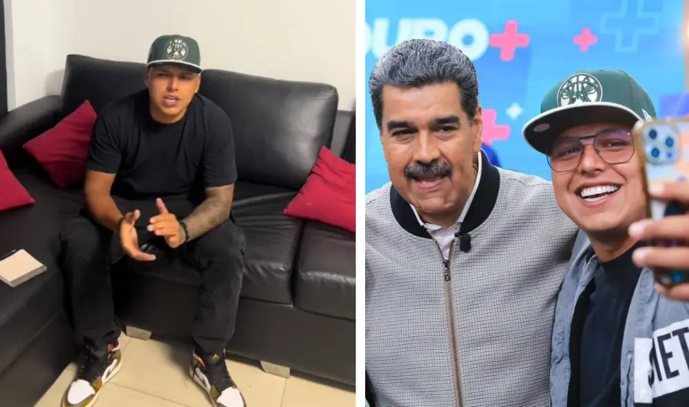 El influencer salió a defenderse tras los comentarios surgidos a partir de su visita al set de 'Con Maduro+'. Foto: composiciónLR/TikTok/Twitter El influencer salió a defenderse tras los comentarios surgidos a partir de su visita al set de 'Con Maduro+'. Foto: composiciónLR/TikTok/Twitter