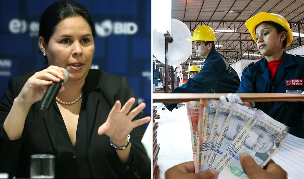La presidenta de Comex Perú declaró, además, sobre el salario mínimo. Foto: composición LR/Andina/Melina Mejía