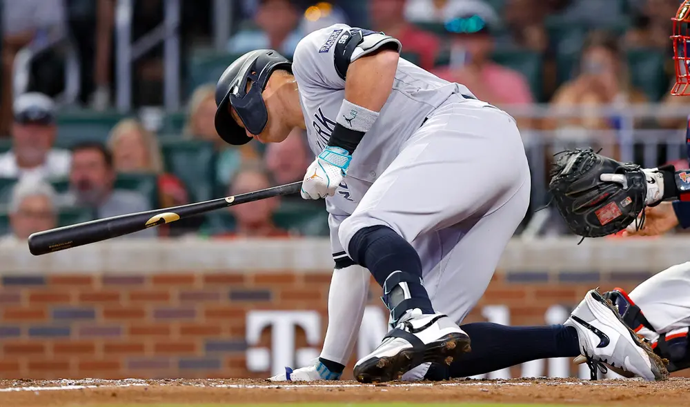 La ofensiva de los New York Yankees no estuvo fina en la serie ante los Braves. Foto: AFP La ofensiva de los New York Yankees no estuvo fina en la serie ante los Braves. Foto: AFP