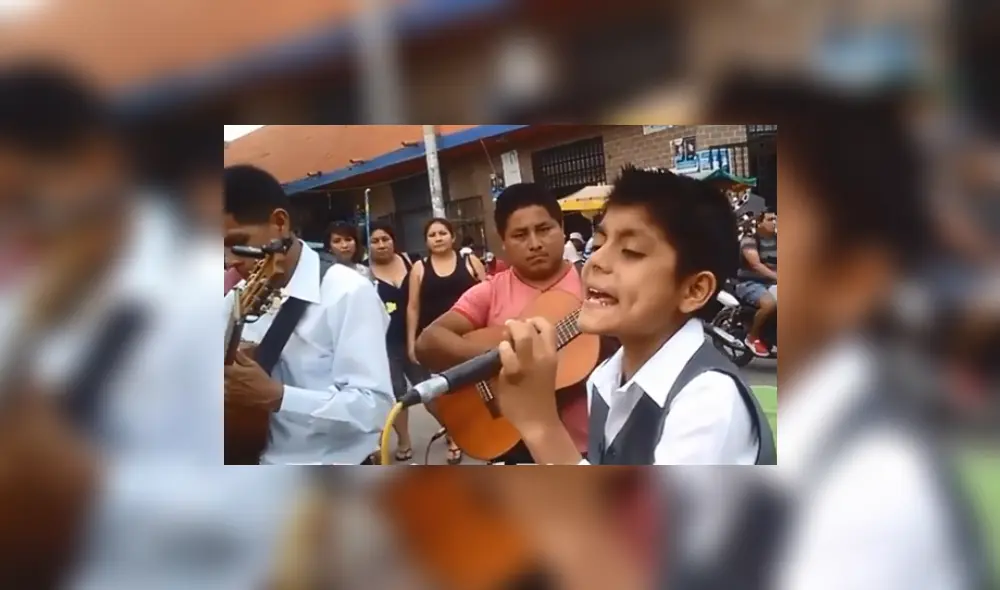 Kevin Pedraza demostró sus cualidades como cantante desde niño. Foto: El Regional de Piura - Video: El Regional de Piura/Facebook