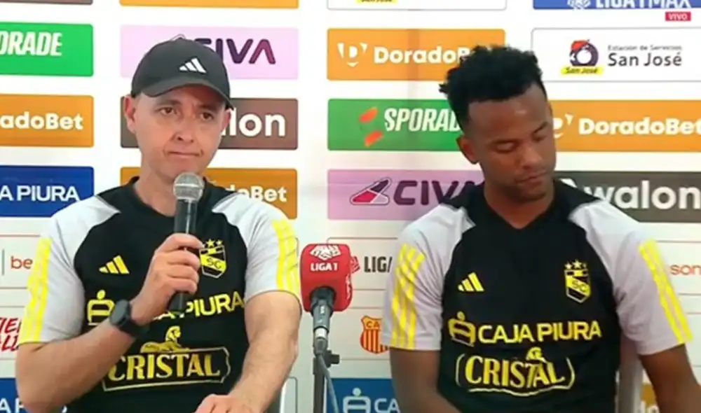 Tiago Nunes dirige a Sporting Cristal desde este 2023. Foto: captura de Liga 1 Max | Video: Liga 1 Max