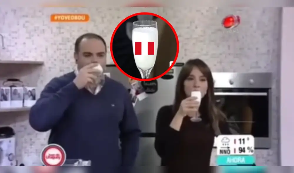 Los conductores tuvieron palabras de elogio hacia el pisco peruano. Foto: composición LR/TikTok/@Cabanillasrc55 Los conductores tuvieron palabras de elogio hacia el pisco peruano. Foto: composición LR/TikTok/@Cabanillasrc55