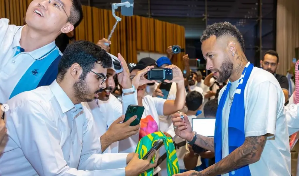 Neymar dejó el PSG tras 6 años y firmó por 2 temporadas con Al-Hilal. Foto: Instagram Neymar Neymar dejó el PSG tras 6 años y firmó por 2 temporadas con Al-Hilal. Foto: Instagram Neymar