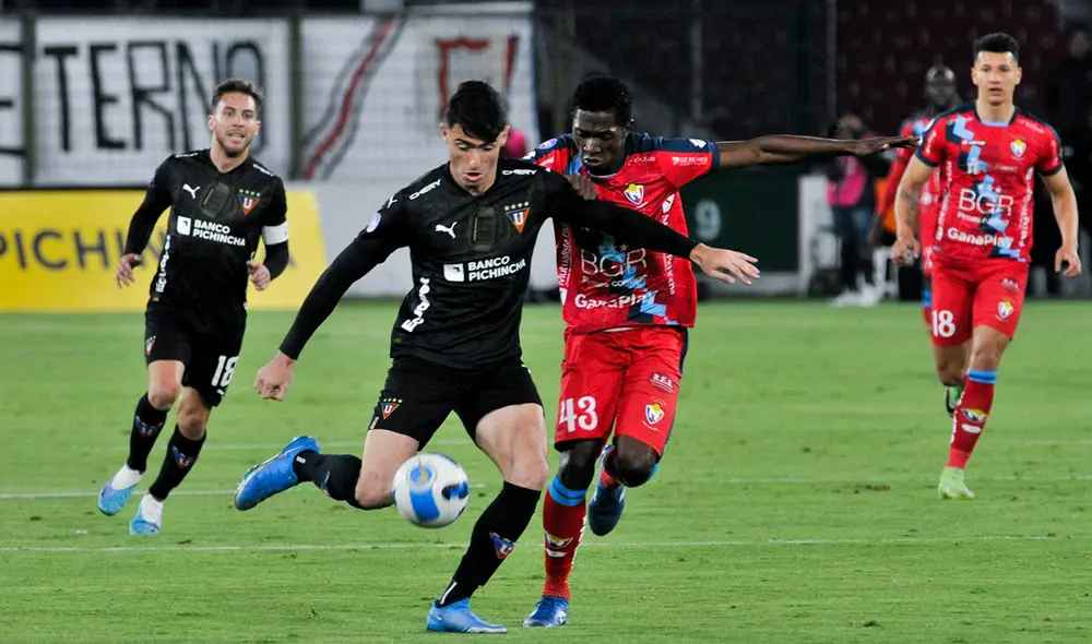 Liga de Quito dominó a El Nacional durante la mayor parte del duelo, pero no pudo anotar. Foto: LDU | Video: GolTV Liga de Quito dominó a El Nacional durante la mayor parte del duelo, pero no pudo anotar. Foto: LDU | Video: GolTV