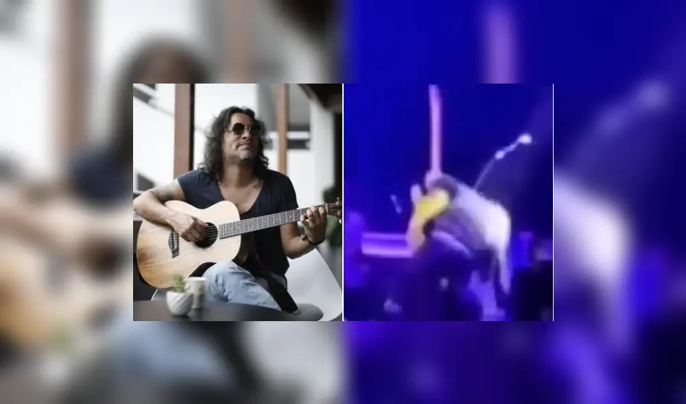 Marcello Motta sufrió percance en presentación. Foto: Composición LR/Gestión/captura/Carlos Torres/Facebook - Video: Carlos Torres/Facebook