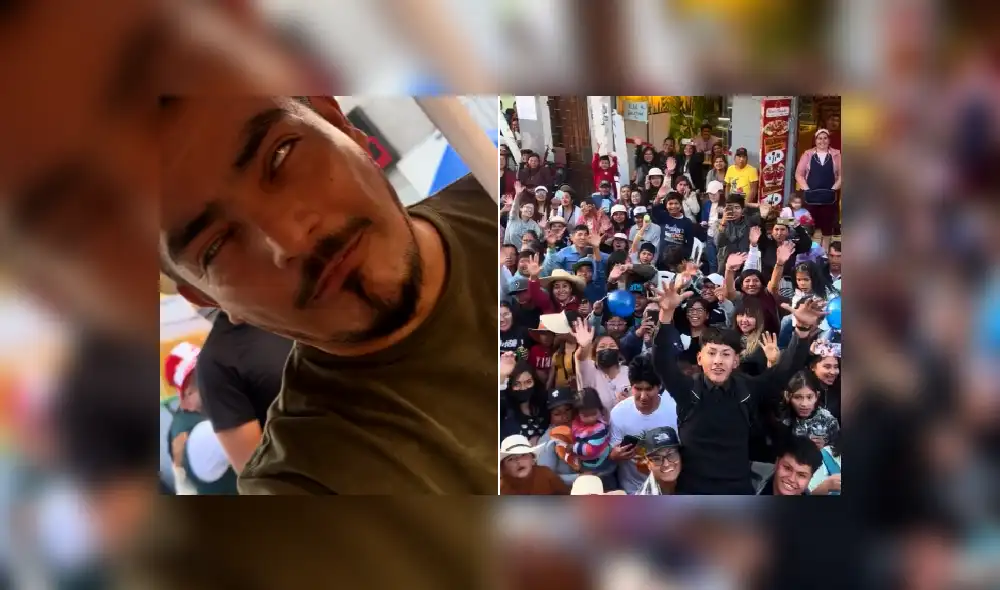 Actor hizo un ademán al público. Foto: captura Erick Elera/TikTok - video: Erick Elera/TikTok Actor hizo un ademán al público. Foto: captura Erick Elera/TikTok - video: Erick Elera/TikTok