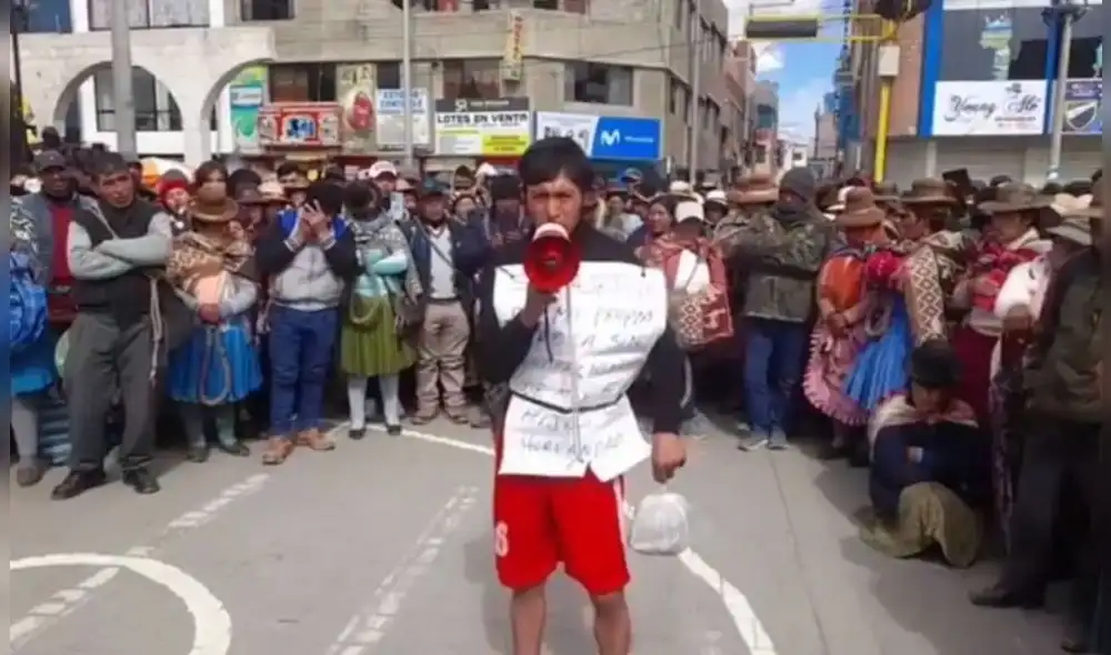 Cirilo Huallipe Solís fue retenido por las rondas campesinas y luego puesto a disposición de las autoridades. Foto: Pachamama Radio