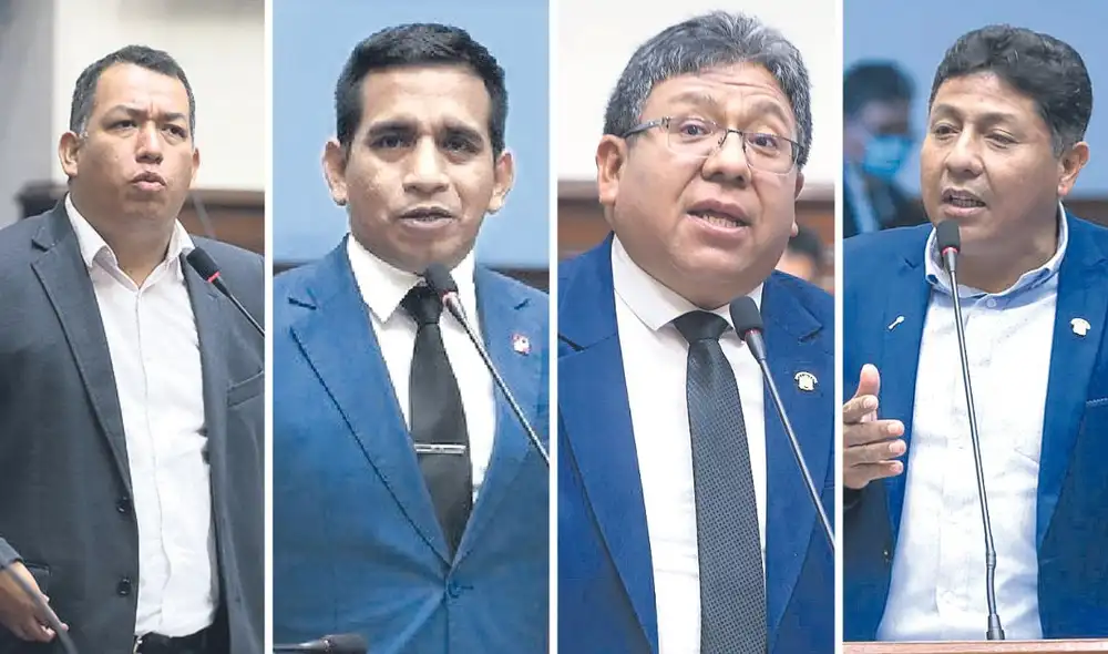 Cuestionados. Darwin Espinoza, Elvis Vergara, Jose Flores Ancashi y Raúl Doroteo estarían en la mira para ser expulsados. Foto: composición LR
