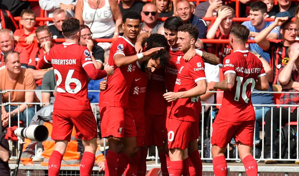 Liverpool FC enfrentó a Bournemouth por la fecha 2 de la Premier League. Foto: EFE Liverpool FC enfrentó a Bournemouth por la fecha 2 de la Premier League. Foto: EFE