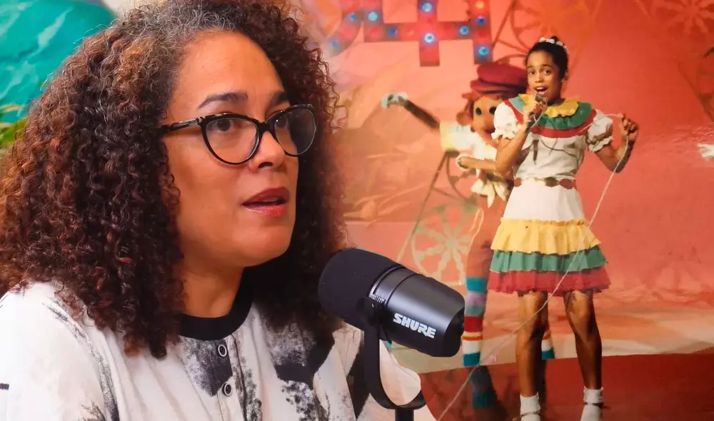 Ebelin Ortiz debutó en la televisión cuando apenas tenía 6 años. Foto: composición LR/captura La Conversa YouTube/Ebelin Ortiz Facebook