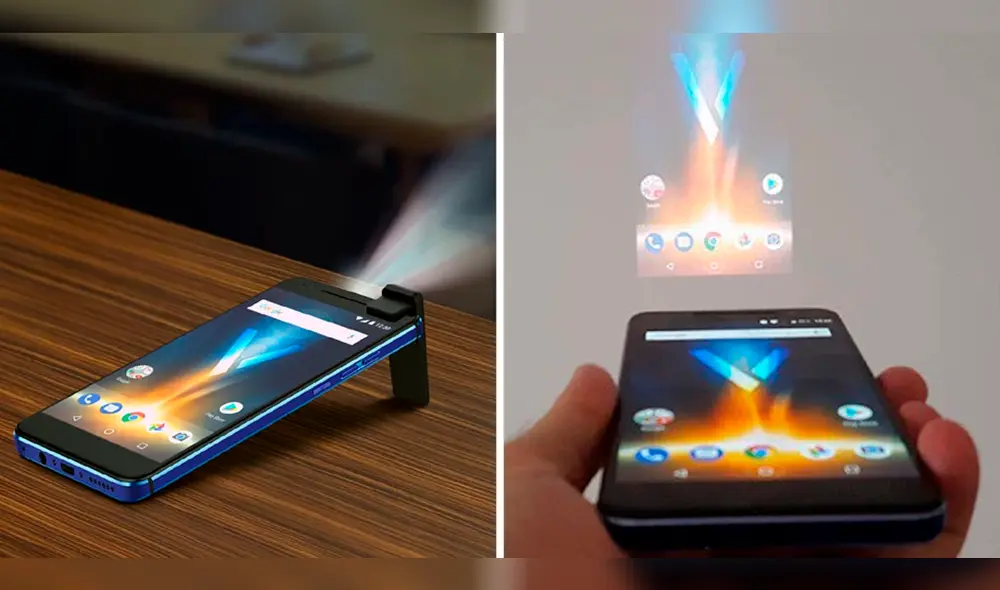 No hay muchos celulares con proyector integrado en el mercado actual. Foto: composición LR/IProfesional