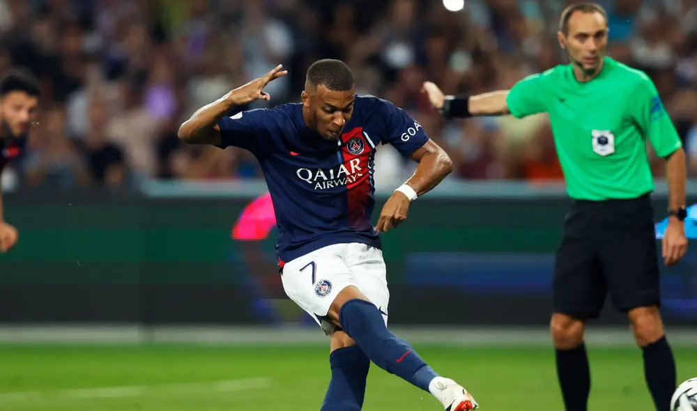 Kylian Mbappé anotó en su regreso al cuadro parisino por la Ligue 1. Foto: EFE