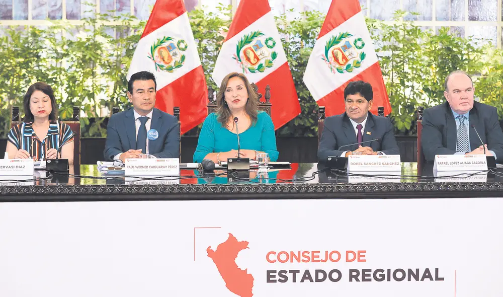 Más promesas. Gobierno de Boluarte apeló a destrabar proyectos de inversión en regiones. Foto: SEPRES Más promesas. Gobierno de Boluarte apeló a destrabar proyectos de inversión en regiones. Foto: SEPRES