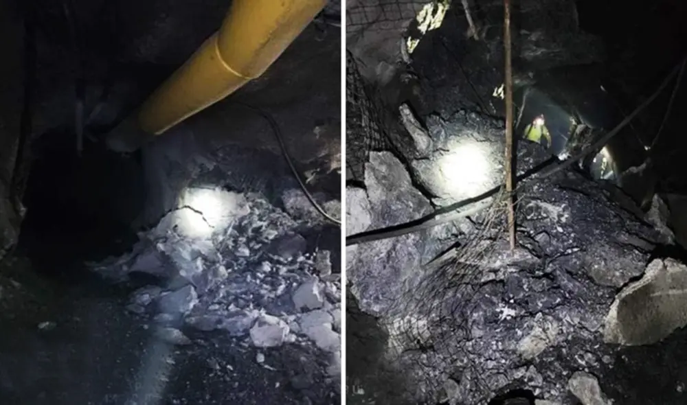 Buscan a trabajadores de mina desaparecidos. Foto: Radio Huancayo