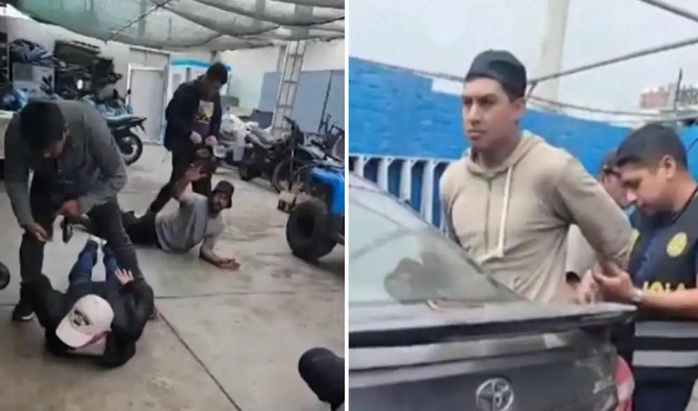 Según la Policía, se trata de 3 serenos del distrito de San Miguel. Foto: composición LR/difusión - Video: 'América noticias'