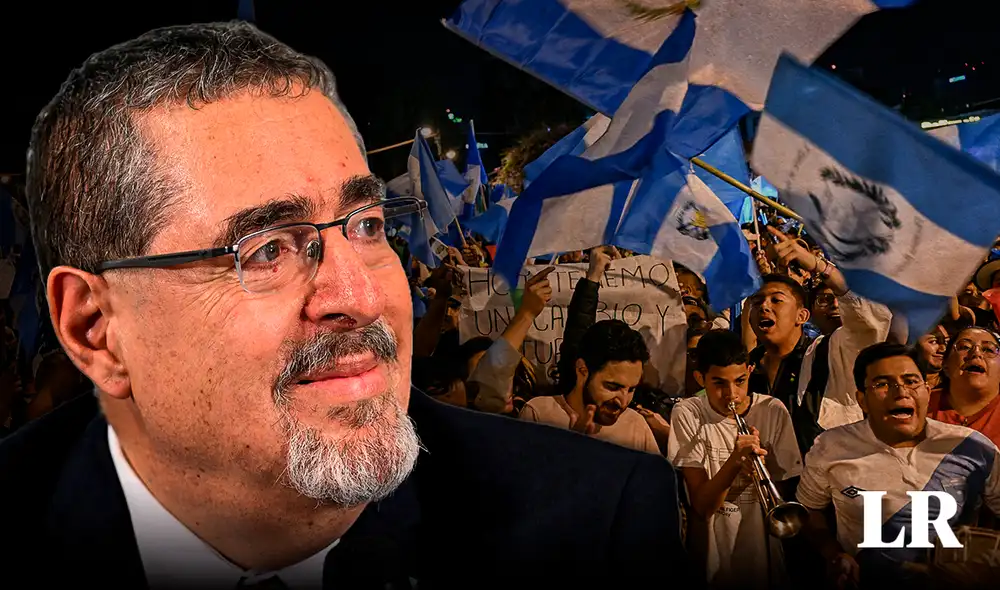 Bernardo Arévalo dijo que su triunfo es un “grito” contra la corrupción. Foto: composición LR/AFP/EFE