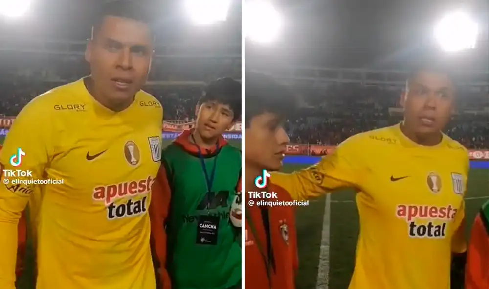 Ángelo Campos es uno de los referentes de Alianza Lima. Foto: composición LR/TikTok/@elinquietooficial - Video: TikTok/@elinquietooficial