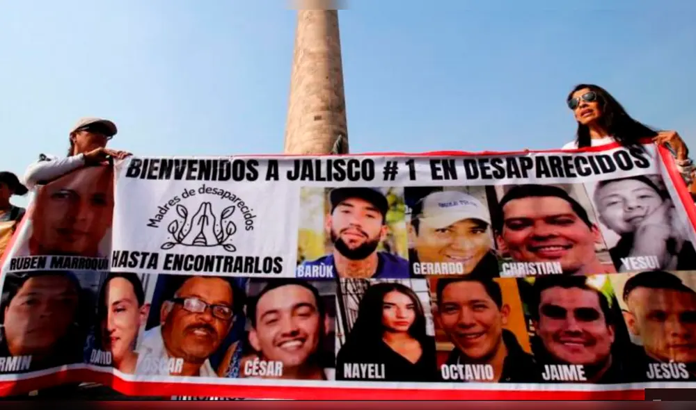 La desaparición de Dante, Diego, Jaime, Roberto y Uriel no solo conmociona a todo México. Foto: BBC