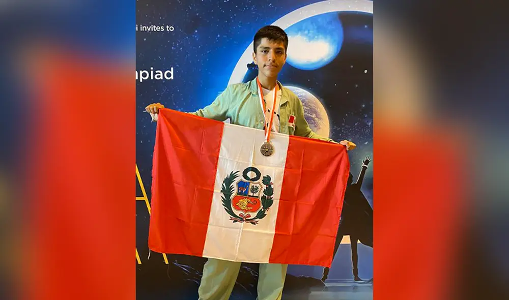 Mario Gilvonio, estudiante de secundaria que participó y ganó medalla de plata en Olimpiada. Foto: UNMSM Mario Gilvonio, estudiante de secundaria que participó y ganó medalla de plata en Olimpiada. Foto: UNMSM
