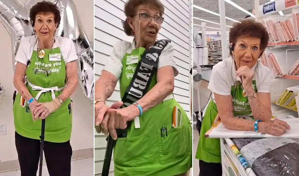 Una mujer de 101 años ha compartido con franqueza sus consejos para vivir una larga vida. Foto: captura de video @maggiehusvar. Video: @maggiehusvar