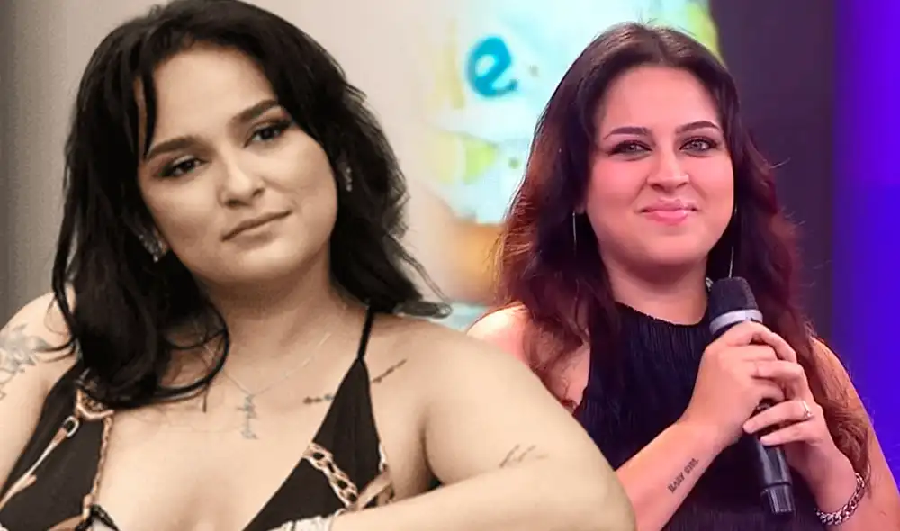 Daniela Darcourt tiene una hermana que le sigue sus pasos en la música. Foto: composición LR/Instagram/captura/América TV - Video: América TV