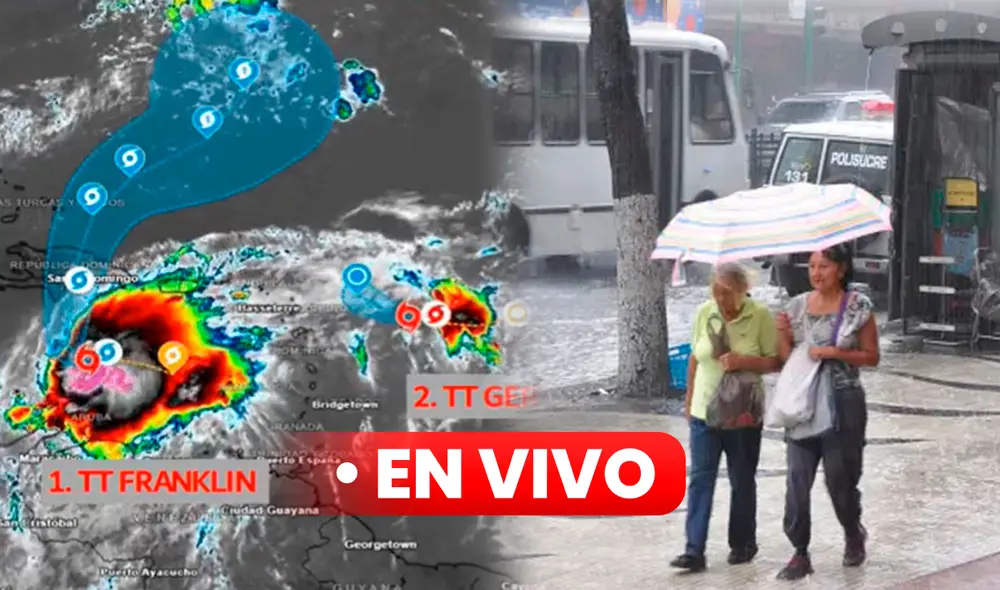Conoce cómo la tormenta Franklin va afectando HOY a Venezuela. Foto: composición LR/ Inameh/ El Periodiquito Conoce cómo la tormenta Franklin va afectando HOY a Venezuela. Foto: composición LR/ Inameh/ El Periodiquito