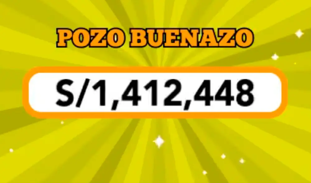 El pozo para el siguiente sorteo de la Kábala será de S/1.412.448.