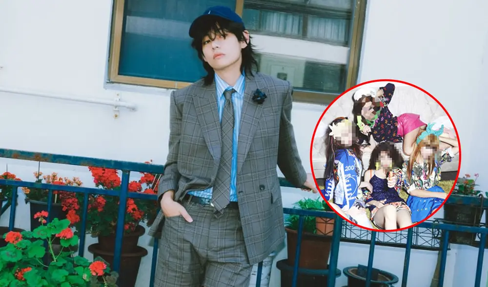 Taehyung quedó conquistado por el álbum de F(x) de SM. Foto: composición LR/HYBE/SM