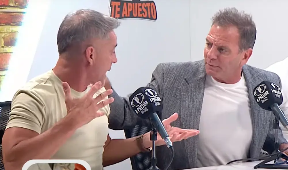 Julinho y Bruno Cavassa conforman el panel de comentaristas de 'A presión'. Foto: YouTube/A Presión - Video: YouTube/A Presión
