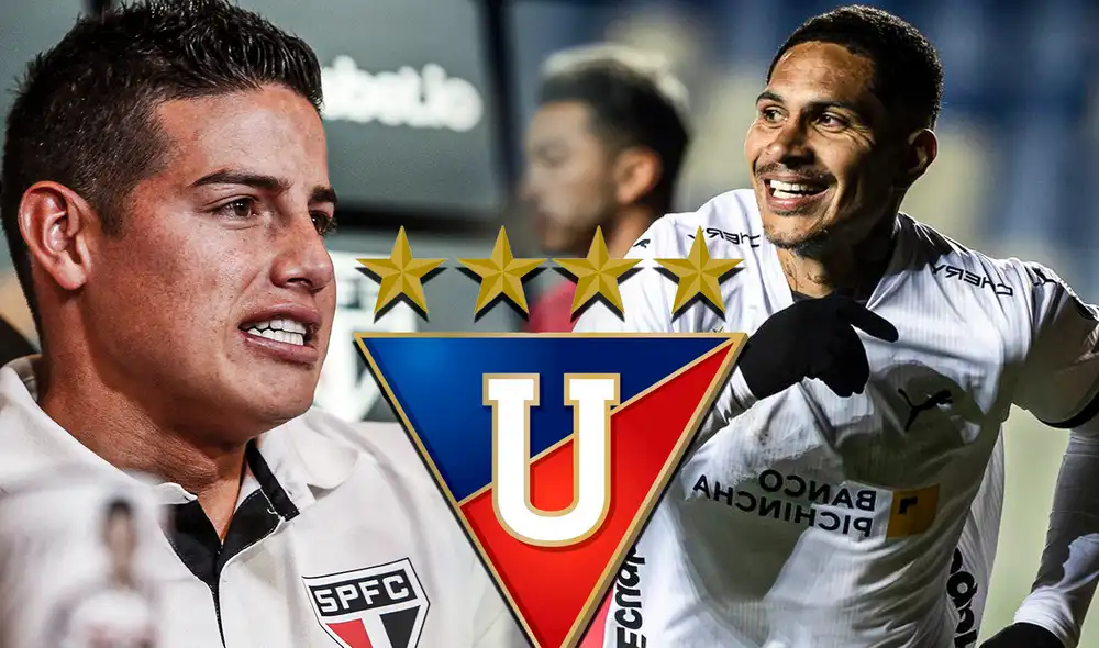 Paolo Guerrero y James Rodríguez se enfrentaron en varias ocasiones a nivel de selecciones. Foto: composición LR/AFP/LDU Paolo Guerrero y James Rodríguez se enfrentaron en varias ocasiones a nivel de selecciones. Foto: composición LR/AFP/LDU