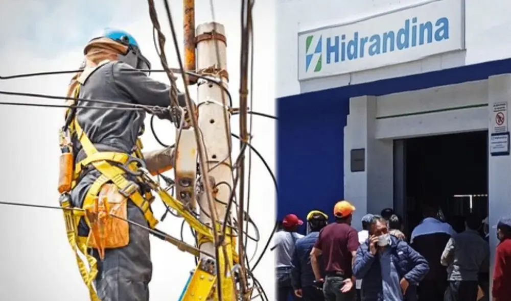 Hidrandina viene realizando labores de reparación del servicio en diversas zonas tras incendio forestal. Foto: composición LR/La República/Hidrandina