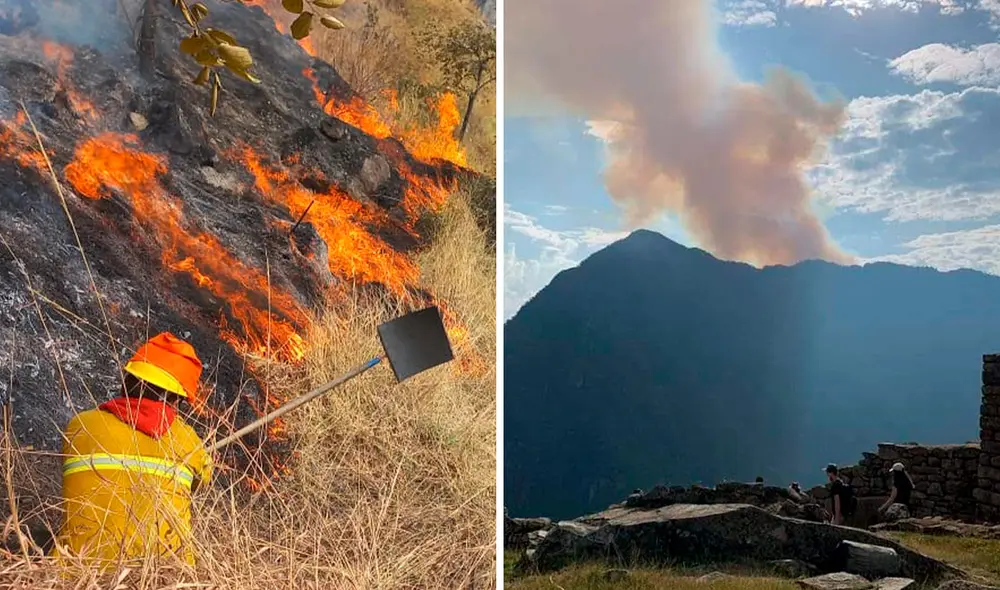El humo se observa desde la ciudadela. Foto y video: Rocio Cárdenas/La República