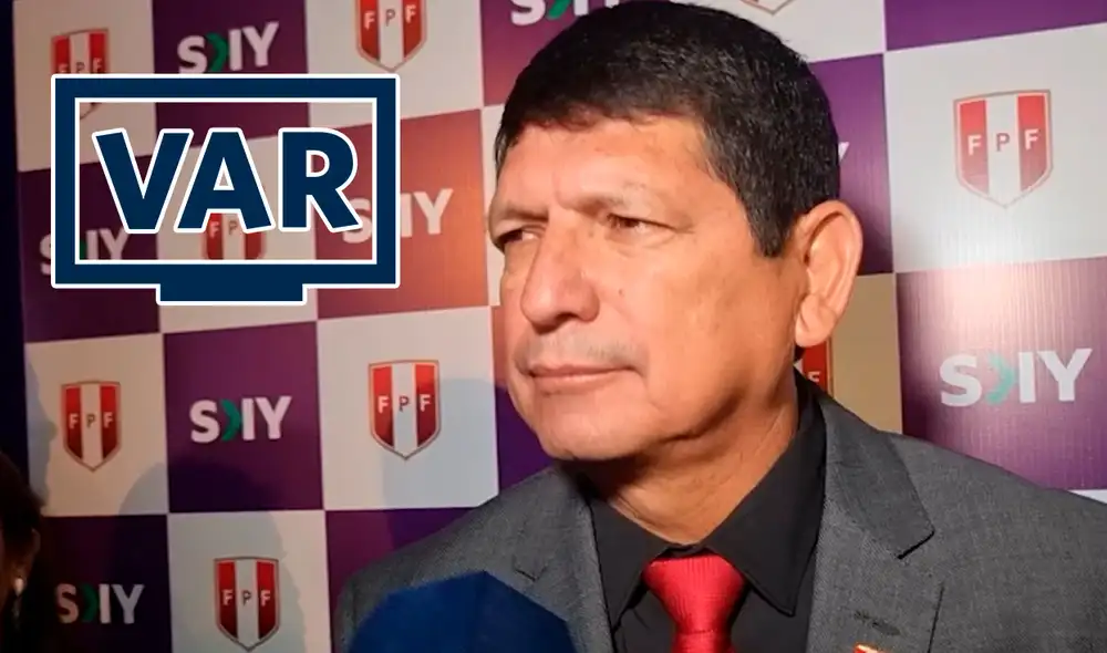 Agustín Lozano negó que la FPF tenga injerencia en el VAR. Foto: composición LR/captura de Mirian Torres/GLR | Video: Mirian Torres/GLR