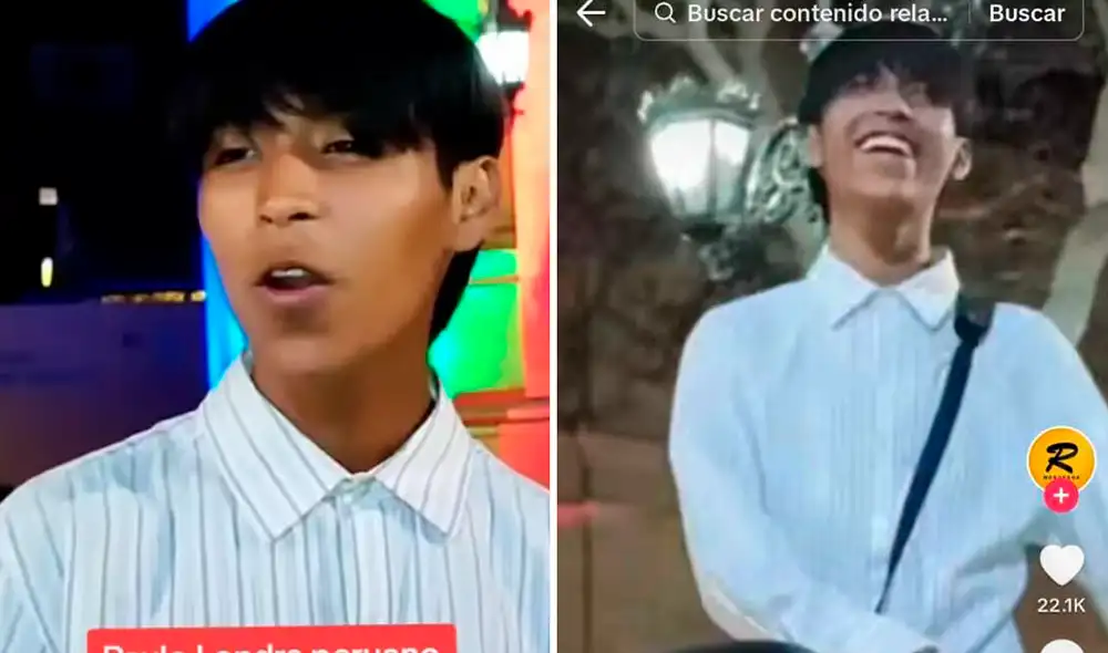 Joven deleita al público con canciones de Paulo Londra. Foto: composición LR/TikTok