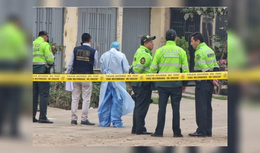 PNP. Asesinato ocurrió este 24 de agosto. Foto y Video: Rosario Rojas/La República