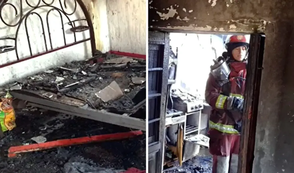 Adultos mayores piden apoyo tras sufrir incendio en su vivienda. Foto: composición LR/La República Adultos mayores piden apoyo tras sufrir incendio en su vivienda. Foto: composición LR/La República