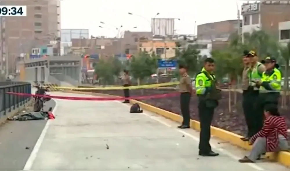 Accidente en ampliación del Metropolitano en Lima Norte. Foto y video: Canal N