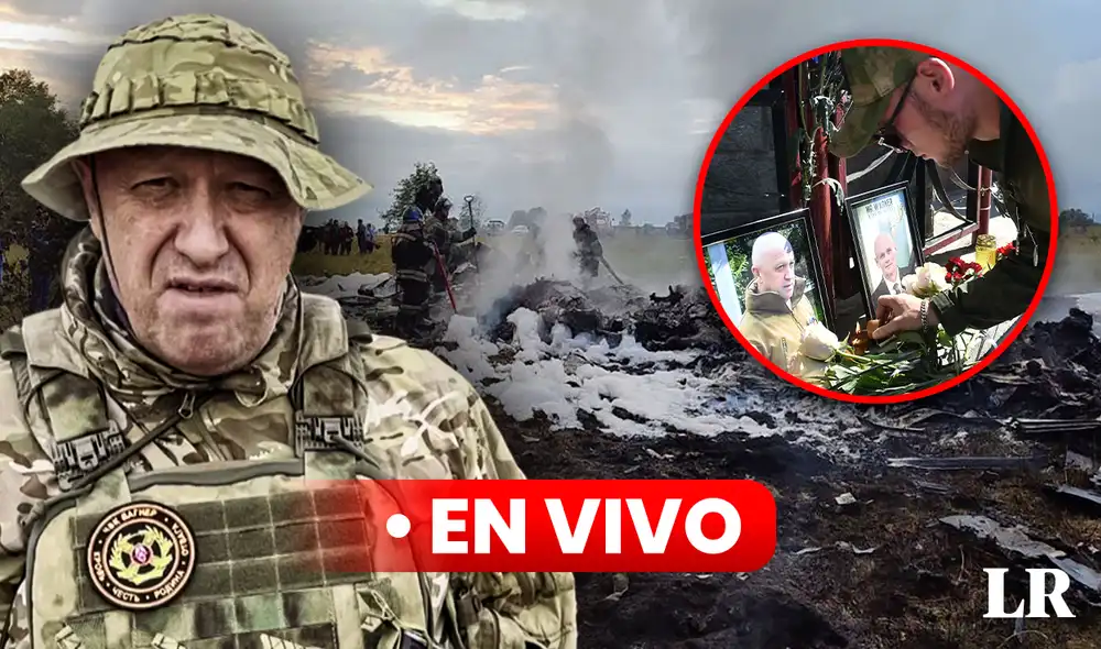 Sigue en vivo lo último de la información sobre el accidente que sufrió el avión de Yevgeny Prigozhin. Foto: composición de Alvaro Lozano/LR/AFP - Video: France24/YouTube Sigue en vivo lo último de la información sobre el accidente que sufrió el avión de Yevgeny Prigozhin. Foto: composición de Alvaro Lozano/LR/AFP - Video: France24/YouTube