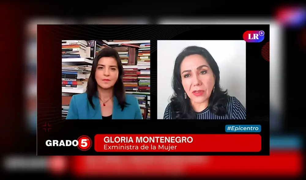 Gloria Montenegro fue ministra de la Mujer durante el Gobierno de Martín Vizcarra. Foto y video: ‘Grado 5’