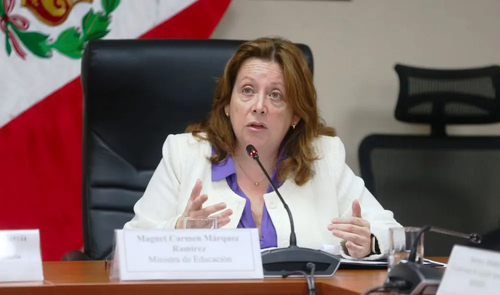 Ministra se refirió también al nombramiento automático de docentes. Foto: Andina Ministra se refirió también al nombramiento automático de docentes. Foto: Andina
