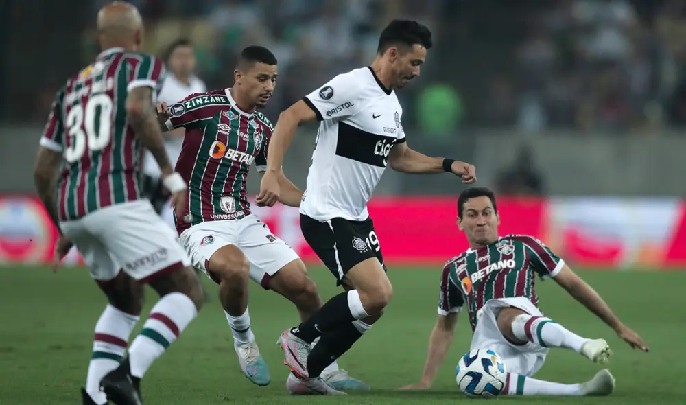 Olimpia y Fluminense ya tienen historial previo entre sí por Copa Libertadores. Foto: EFE